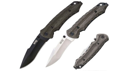 купите Нож складной SOG Kiku Folder Small Satin и Black / KU1001 - KU1002 в Хабаровске