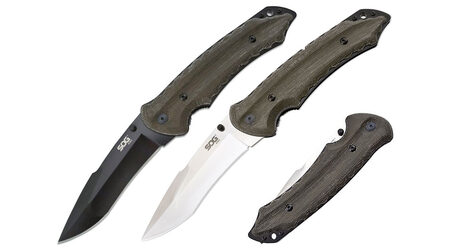 купите Нож складной SOG Kiku Folder Large Satin и Black TiNi / KU1011 - KU1012 в Хабаровске