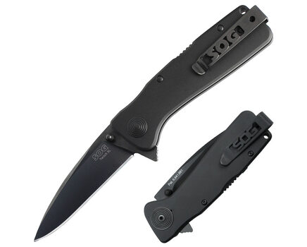 Купите полуавтоматический складной нож SOG Twitch XL Black TiNi TWI21 в Хабаровске в нашем интернет-магазине