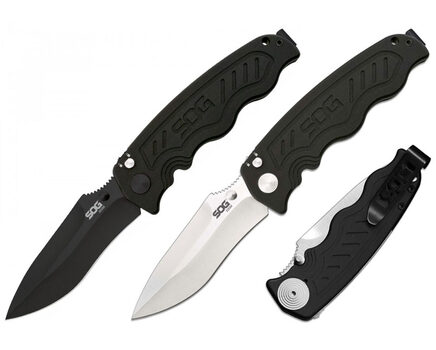 Купите полуавтоматический складной нож SOG Zoom Spring Assisted Satin и Black TiNi (ZM1011 - ZM1012) в Хабаровске в нашем интернет-магазине