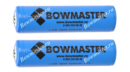 купите Литий-ионный аккумулятор с защитой BowMaster 18650 2400 mAh (2 шт.) в Хабаровске