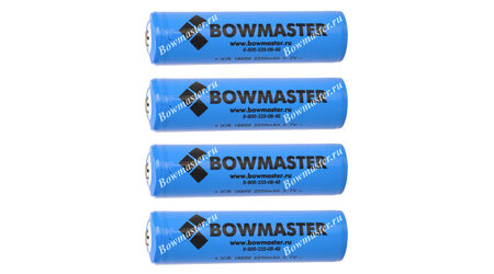 купите Литий-ионный аккумулятор с защитой BowMaster 18650 2200 mAh (4 шт.) в Хабаровске