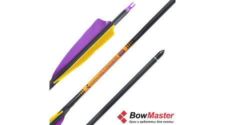 купите Стрела для лука Bowmaster Stinger натуральное оперение 5'' Shield (Боумастер Стингер) в Хабаровске