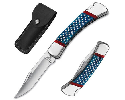 Купите складной нож Buck 110 Stars & Stripes Folding Hunter Limited Edition 0110BLSUSA в Хабаровске в нашем интернет-магазине