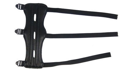 купите Крага для защиты предплечья Junxing JX107A (черная, кордура, 3 липучки) в Хабаровске