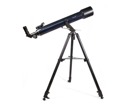 Купите детский телескоп Levenhuk Strike 80 NG (рефрактор, 80мм, F=720мм, 1:9) на азимутальной монтировке в интернет-магазине
