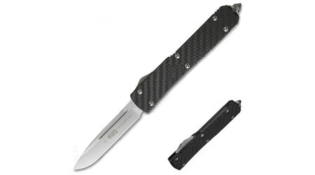 купите Автоматический фронтальный нож Microtech Ultratech S/E Carbon Fiber / 121-4CF в Хабаровске