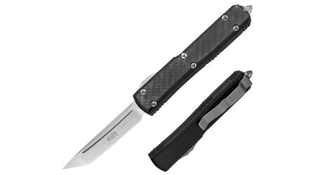 купите Автоматический выкидной нож Microtech Ultratech Tanto Contoured Chassis Carbon Fiber / 123-4CF в Хабаровске