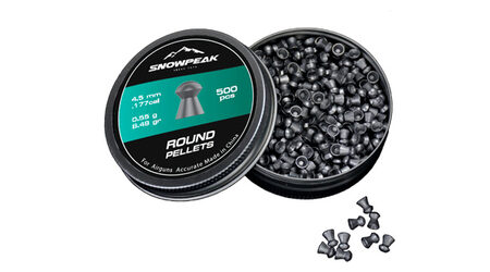купите Свинцовые пульки для пневматики SnowPeak Round калибр 4.5 мм в Хабаровске