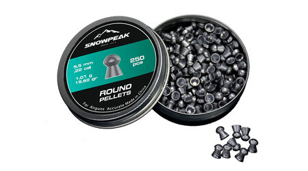 купите Свинцовые пульки для пневматики SnowPeak Round калибр 5.5 мм в Хабаровске
