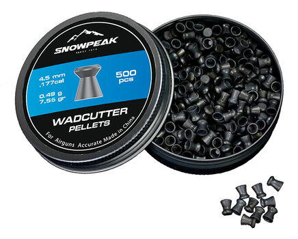 Купите cвинцовые пульки для пневматики SnowPeak WadCutter калибр 4.5 мм в Хабаровске в нашем магазине