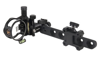 купите Прицел для блочного лука Topoint DB8250 (5 пинов, микрорегулировка, подсветка) в Хабаровске