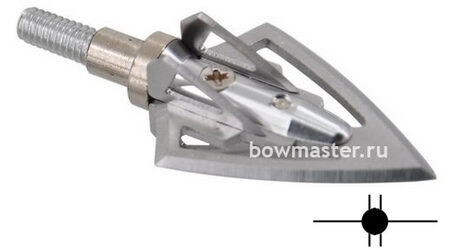 купите Наконечники охотничьи TP235 фиксированные, 100 гран, 6 лезвий (3 шт.) в Хабаровске