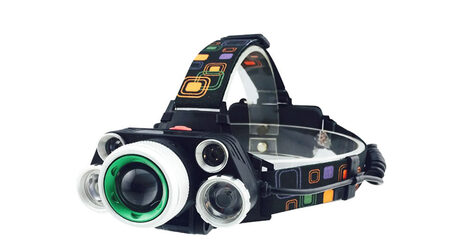 Светодиодный налобный фонарь UltraFire HL-8220-5 (Cree XML T6 + 4 XPE) 2300 люмен